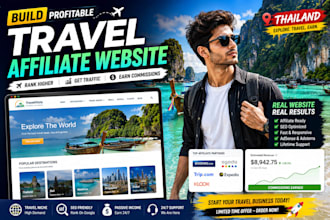 build automated travel affiliate marketing website with autoblog