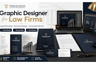 be your graphic designer for law firms and legal businesses
