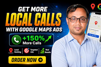 setup and manage google maps ads campaigns for real leads