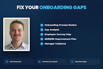 audit your employee onboarding process and provide an improvement plan