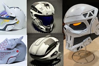 3d wearable cosplay mask 3d cosplay creation anime cosplay mask helmet stl file
