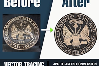do vector tracing, vectorize image, convert logo to vector quickly