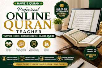 teach quran with tajweed online for kids and adults