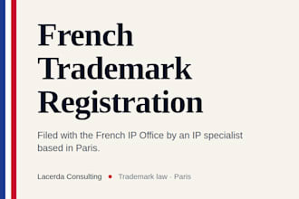 register and protect your trademark in france