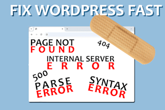 fix your wordpress website fast