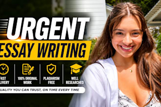 urgent essay writing as an essay writer expert