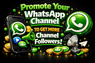 promote your whatsapp channel to get more channel followers