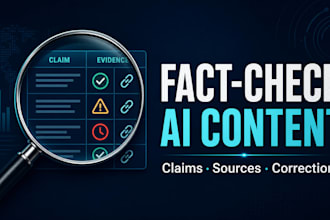 fact check ai technical content with primary sources and citations