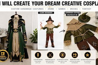 sew custom cosplay costume for any character or event