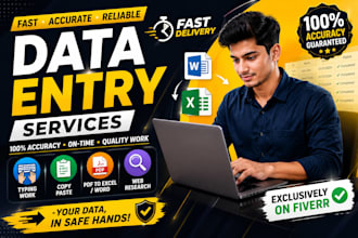 provide fast and accurate data entry services