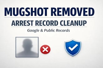 remove mugshot from google and public arrest record sites