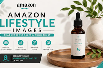 create premium amazon lifestyle images and listing graphics