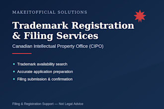 file your trademark registration with cipo canada