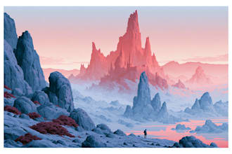 design amazing fantasy landscape