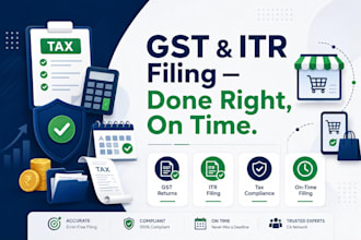 file your gst returns and income tax return itr in india