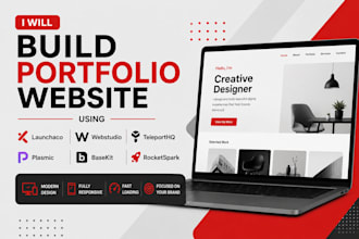 launchaco webstudio teleporthq plasmic basekit rocketspark portfolio website