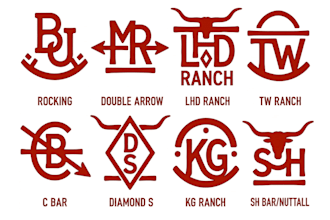design an authentic western ranch, vintage,cattle brand, and farm logo branding