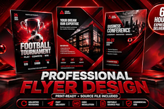 create a modern flyer design