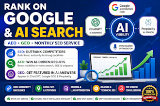 do backlinks, local SEO, aeo, and GEO to rank on google and ai search results
