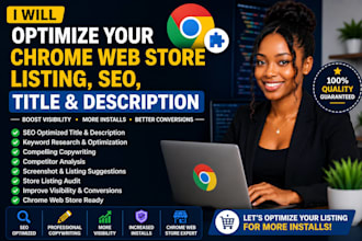 optimize your chrome web store listing, seo, title, description