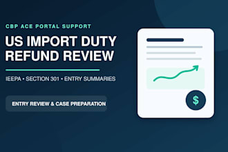 review and recover eligible US import duties through cbp ace