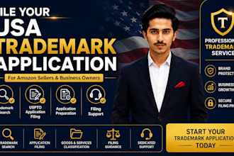 file your USA trademark application for amazon