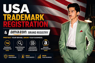 file your USA trademark application for amazon