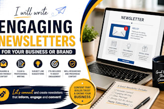 write engaging newsletters for your business or brand
