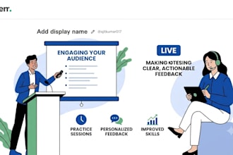conduct live mock presentation practice
