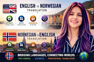 translate norwegian to english or english to norwegian translation