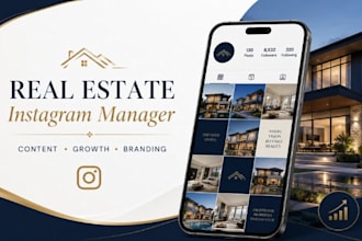 be your real estate social media manager and content creator