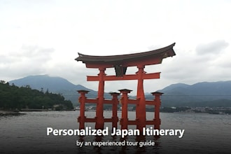 create a personalized japan travel itinerary as an experienced tour guide