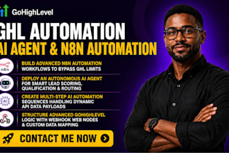 gohighlevel ghl automation ai automation ai agent ghl expert n8n automation