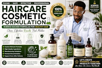 do clean and effective haircare cosmetic formulation