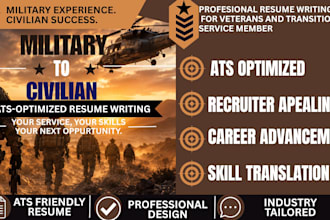 an ats optimized military to civilian resume