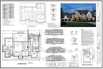 draw architectural plans floor plans elevation adu garage plans and patio design