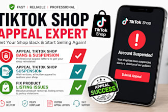 appeal tiktok shop bans appeal suspension tiktok shop fix product listing issue