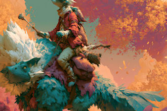 create a fantasy illustration