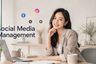 manage your social media, facebook, instagram, x, pinterest, threads daily posts