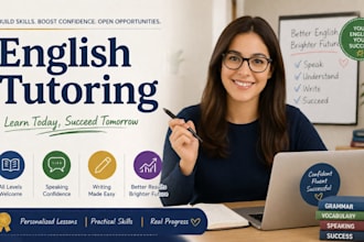 provide english tutoring, literature guidance, and writing support