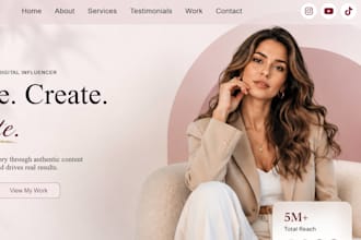 build a modern responsive HTML CSS website or landing page