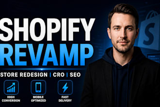shopify revamp, revamp shopify store, shopify cro expert, shopify sales funnel