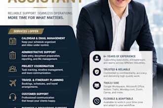 be your professional executive assistant