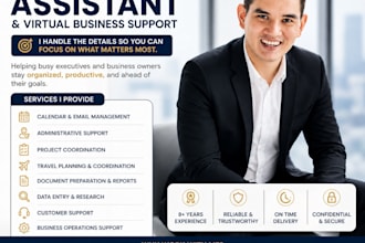 be your professional executive assistant