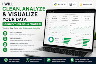 clean, analyze and visualize excel or CSV data in power bi