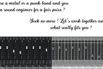mix your tracks for your projects