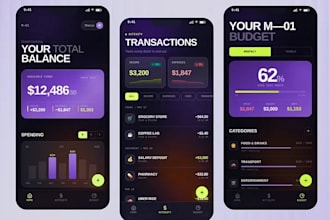 develop a budget tracker app, expense tracker app, personal finance app