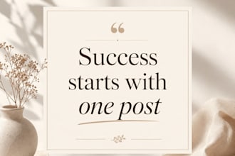 design aesthetic instagram posts and social media content