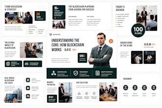 design winning ai web3 crypto blockchain nft investor pitch deck presentation