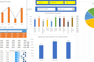 create mis reports and professional dashboard